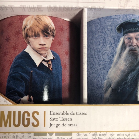 Harry Potter Set Coffee Mug Set Of 4 Satz Tassel Ceramic Character Mugs NEW - Picture 4 of 15